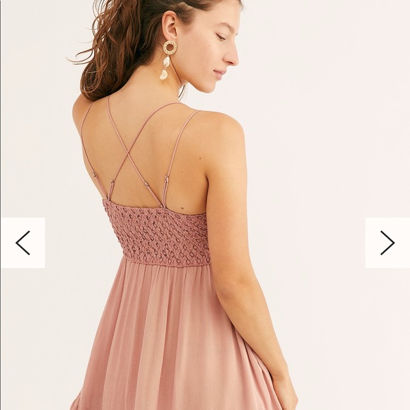 Free People Adella Slip Dress Blush - Picture 3 of 3